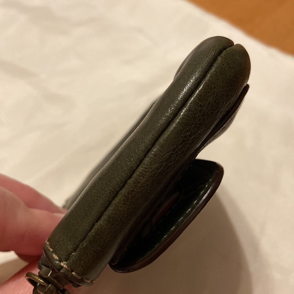 COPY - NWOT Coach Legacy Stripe 65th Anniversary Green Leather Keychain Fob Coi… - Picture 9 of 12